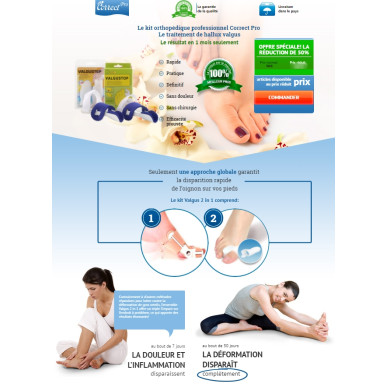 Valgus 2 in 1 - orthèse du gros orteil Valgus 2 in 1 - orthèse du gros orteil