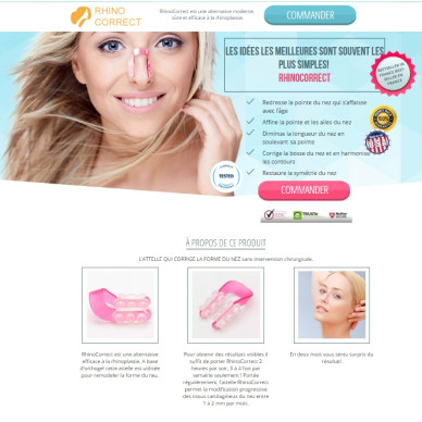 Rhino-correct - Attelle de correction du nez